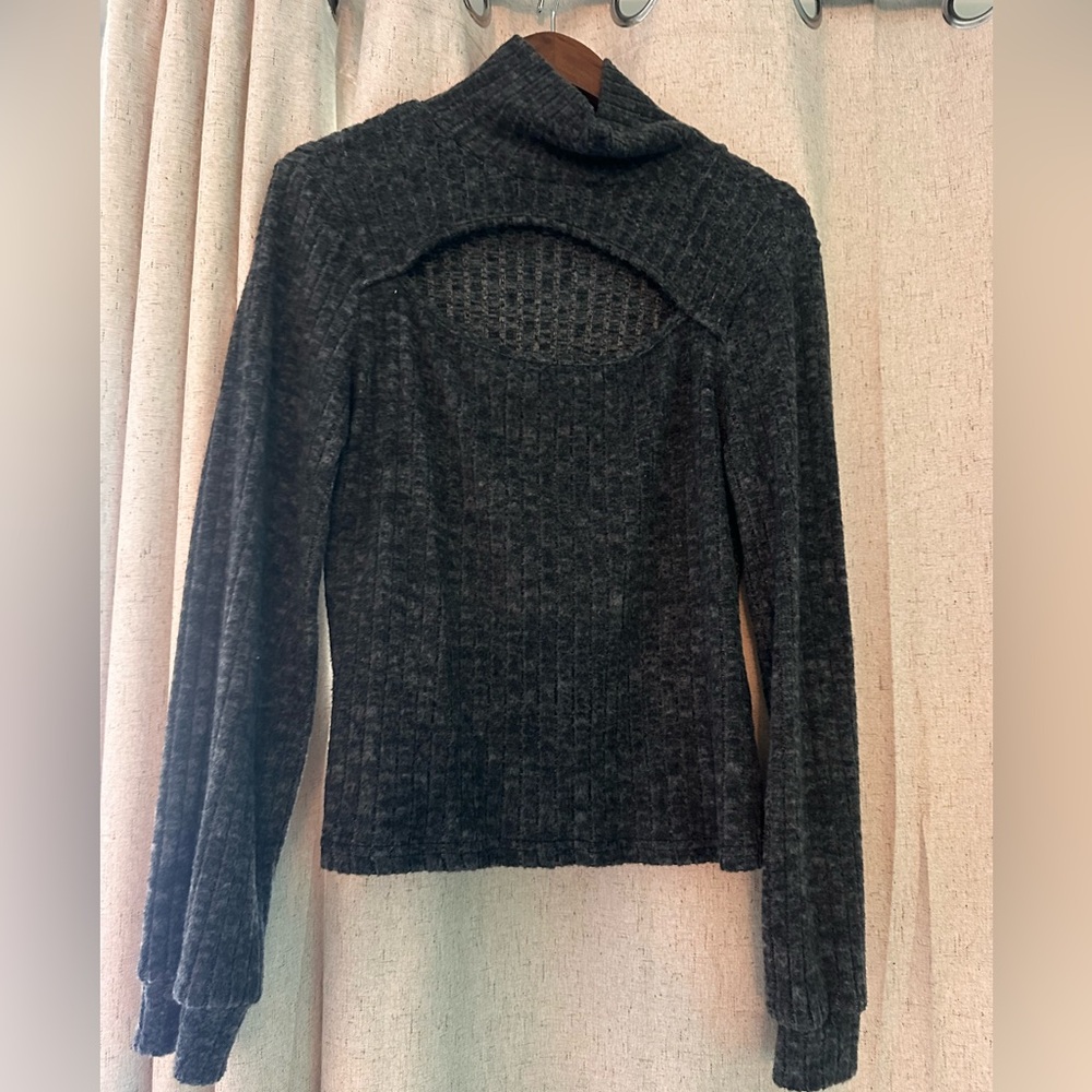 Elegant Black Turtleneck Sweater